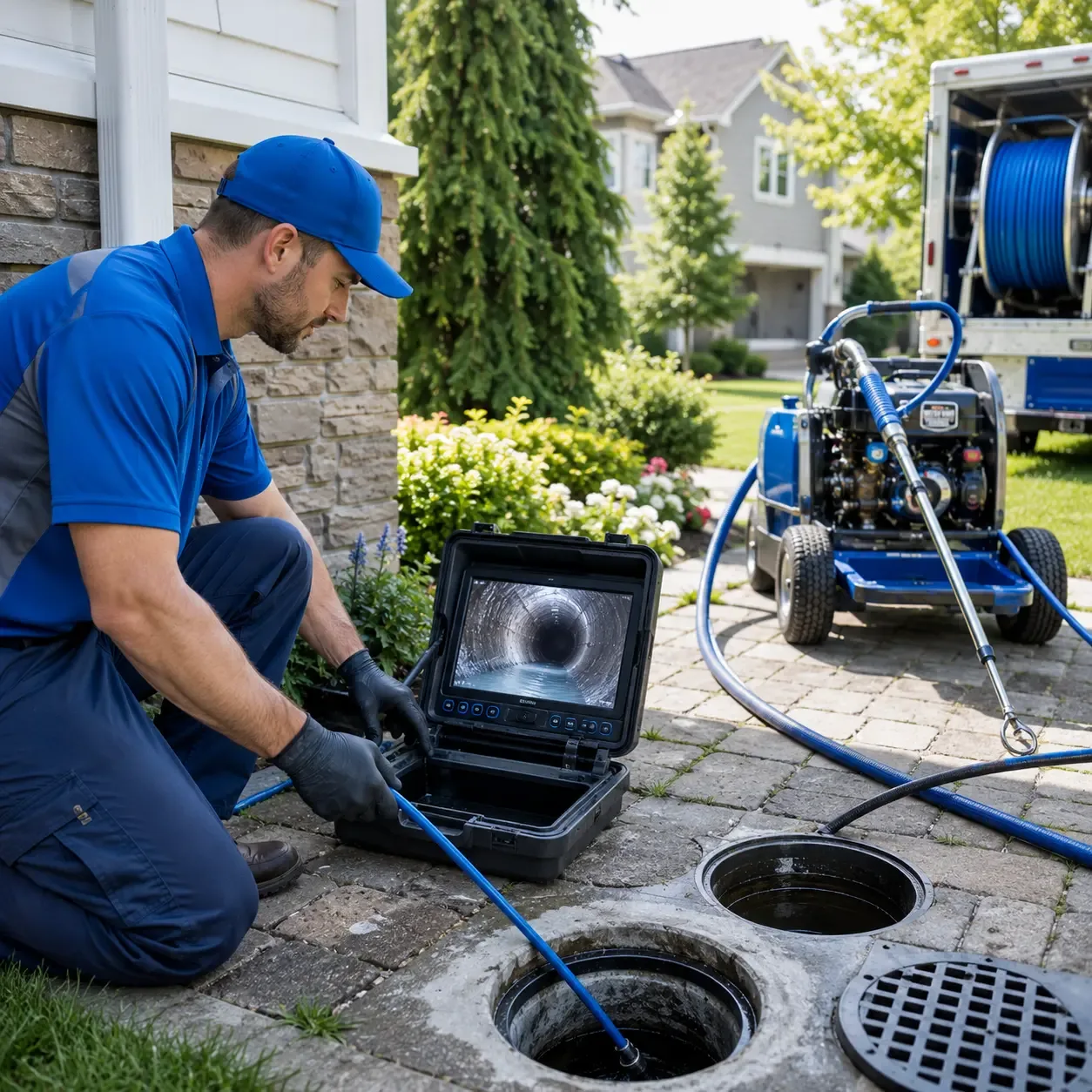Outdoor drain cleaning professionals serving Aurora, IL